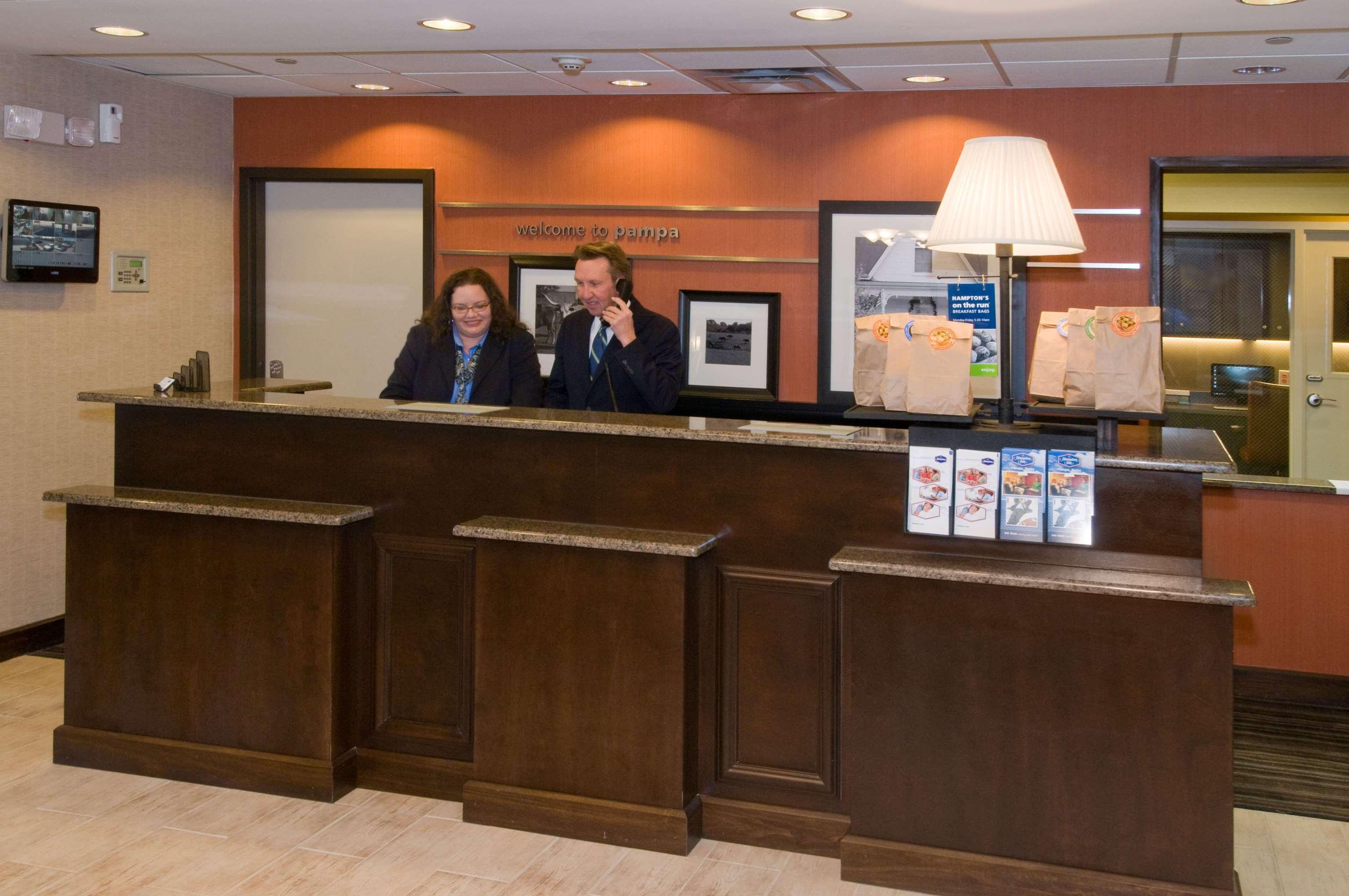 Hampton Inn Pampa Interiør billede
